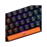 Baracuda DOLPHIN-B/BL-US, BGK-03121B/BL-US, fekete mechanikus gamer billentyűzet kék kapcsolóval, angol - Image 3