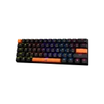 Baracuda DOLPHIN-B/BL-US, BGK-03121B/BL-US, fekete mechanikus gamer billentyűzet kék kapcsolóval, angol - Image 2