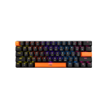 Baracuda DOLPHIN-B/BL-US, BGK-03121B/BL-US, fekete mechanikus gamer billentyűzet kék kapcsolóval, angol