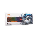 Baracuda DOLPHIN-B/R-US, BGK-03111B/R-US fekete mechanikus gamer billentyűzet piros kapcsolóval, angol - Image 8