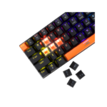 Baracuda DOLPHIN-B/R-US, BGK-03111B/R-US fekete mechanikus gamer billentyűzet piros kapcsolóval, angol - Image 4