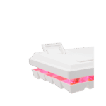 Baracuda DOLPHIN-W/R-US, BGK-03211W/R-US  fehér mechanikus gamer billentyűzet piros kapcsolóval, angol - Image 5