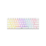 Baracuda DOLPHIN-W/R-US, BGK-03211W/R-US  fehér mechanikus gamer billentyűzet piros kapcsolóval, angol