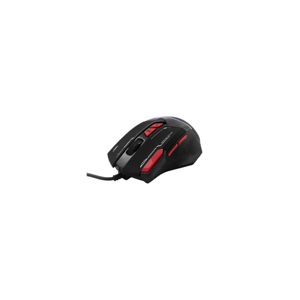 BARACUDA W029907 MANTA-B, BGM-041B gamer egér,8D, fekete, 12800 dpi