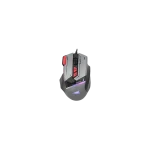 BARACUDA W029908 MANTA-G, BGM-047G gamer egér,8D, szürke, 12800 dpi
