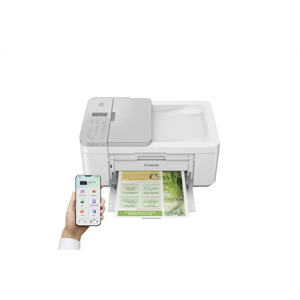 CANON Tintasugaras MFP 4in1 PIXMA TR4756i, A4, FF 8,8 k/p, SZ 4,4 k/p, 4800x1200dpi, duplex, USB/WiFi, ADF, White - Image 2