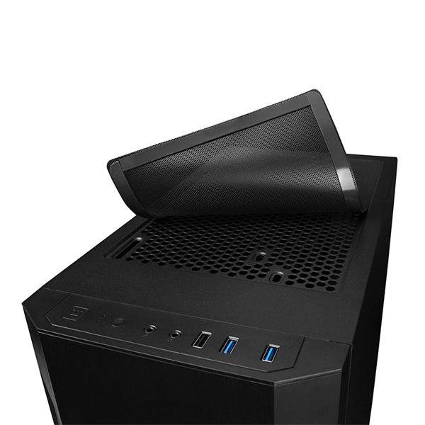 CHIEFTEC Ház Elox, ATX, 1x120mm ventilátor, Tápegység nélkül, Fekete - Image 8