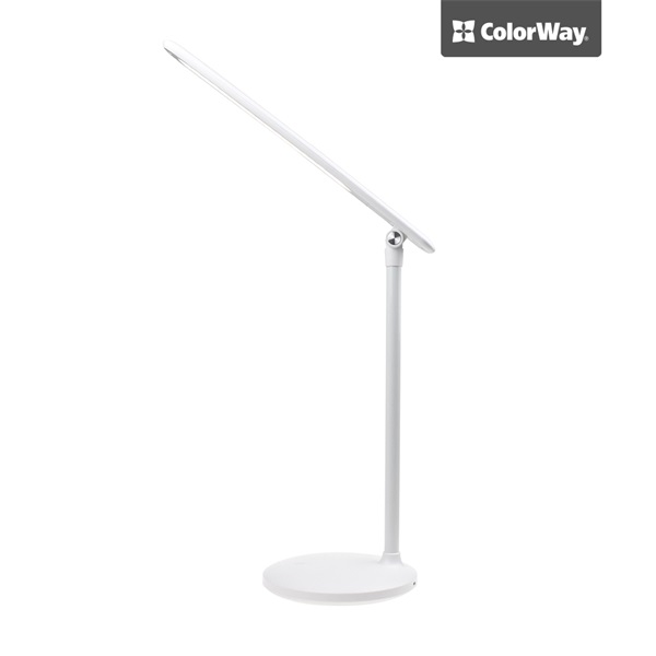 COLORWAY_Asztali_LED_lampa_beepitett_akkumlator_dontheto_3200-4300-6500k_300_lm_feher_CW-DL02B-W-i633758.jpg COLORWAY Asztali LED lámpa beépített akkumlátor,  dönthető, 3200-4300-6500k, 300 lm, fehér (CW-DL02B-W) - Image 2