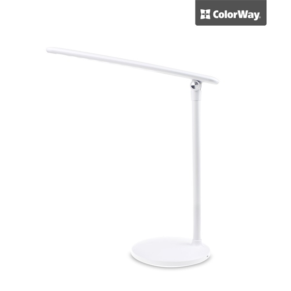 COLORWAY_Asztali_LED_lampa_beepitett_akkumlator_dontheto_3200-4300-6500k_300_lm_feher_CW-DL02B-W-i633763.jpg COLORWAY Asztali LED lámpa beépített akkumlátor,  dönthető, 3200-4300-6500k, 300 lm, fehér (CW-DL02B-W) - Image 3
