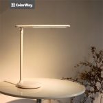 COLORWAY Asztali LED lámpa beépített akkumlátor,  dönthető, 3200-4300-6500k, 300 lm, fehér (CW-DL02B-W) - Image 4