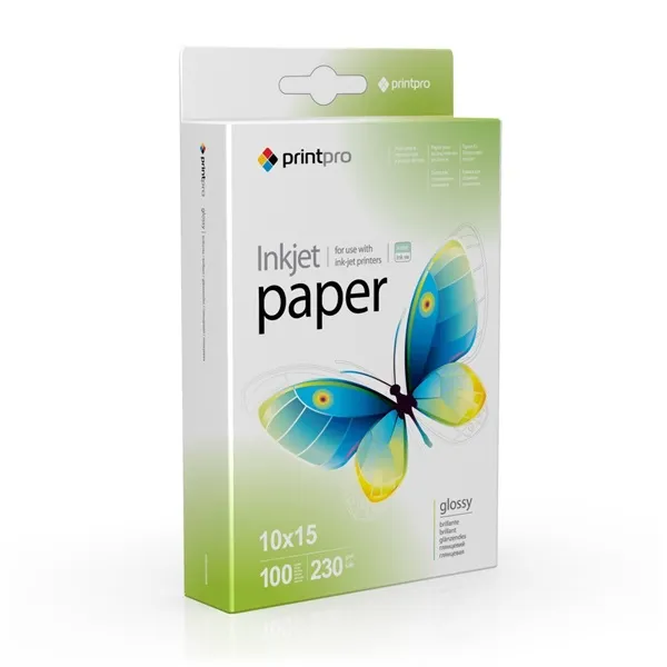 COLORWAY Fotópapír, PrintPro fényes, 230g/m, 10x15, 100pc. (PGE2301004R)
