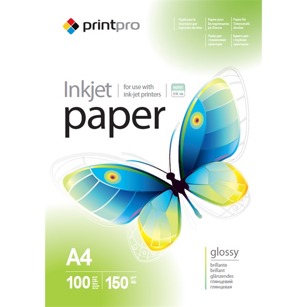 COLORWAY Fotópapír, PrintPro magasfényű 150 g/m2, A4, 100 sht (PGE150100A4) - Image 1