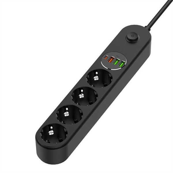 COLORWAY_Halozati_eloszto_CW-CHE44PDB_4_tapcsatlakozo4USB_C_tipusu_PD20W_3USB_QC30_45W_Fekete_2M-i1582340.png COLORWAY Hálózati elosztó, CW-CHE44PDB, 4 tápcsatlakozó/4USB (C típusú PD20W + 3USB QC3.0) (45W) Fekete 2M - Image 1