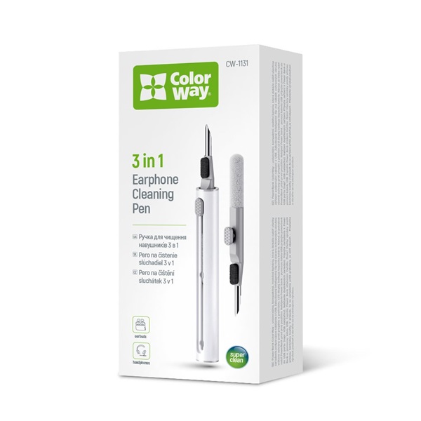 COLORWAY Tisztító toll 3 az 1-ben CW-1131, fejhallgatóhoz - Image 2