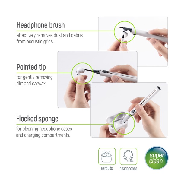 COLORWAY Tisztítószer készlet 10 az 1-ben CW-1111, fejhallgatóhoz/billentyűzethez - Image 11