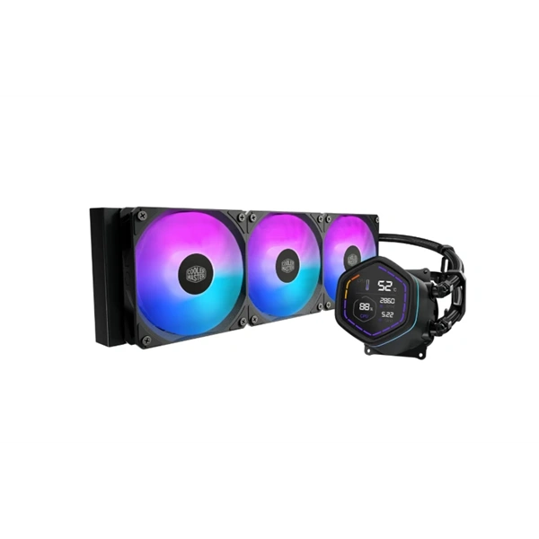 COOLER MASTER CPU hűtő ML Core Nex Digital 360 Black ARGB, Univerzális - Image 1