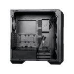 COOLER MASTER Ház Midi ATX HAF 500 ARGB + 4db Ventilátor, Tápegység nélkül, Üvegfalú, fekete - Image 3