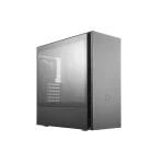 COOLER MASTER Ház Midi ATX MB Silencio S600 Tápegység nélkül, Edzett üveg, szürke