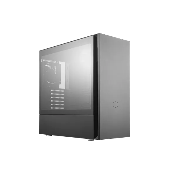 COOLER MASTER Ház Midi ATX MB Silencio S600 Tápegység nélkül, Edzett üveg, szürke