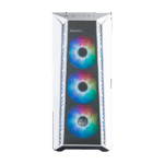 COOLER MASTER Ház Midi ATX MasterBox 520 + 3db Ventilátor + HUB,Tápegység nélkül, Üvegfalú, fehér - Image 2