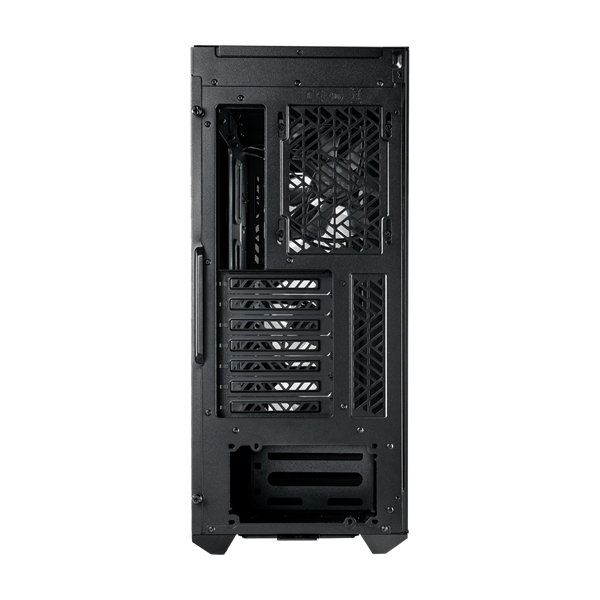COOLER MASTER Ház Midi ATX MasterBox 520 + 3db Ventilátor + HUB, Tápegység nélkül, Üvegfalú, fekete - Image 3