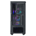 COOLER MASTER Ház Midi ATX MasterBox MB520 ARGB + 4db Ventilátor, Tápegység nélkül, Üvegfalú, Fekete - Image 4