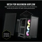 CORSAIR Ház Mini-ITX 2000D RGB AIRFLOW, SFX Tápegység nélkül, fekete - Image 3