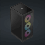 CORSAIR Ház 2000D RGB AIRFLOW Mini-ITX, 3xAF120 RGB SLIM Ventillátorral, SFX Tápegység nélkül, Edzett Üveg, fekete - Image 8