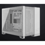 CORSAIR Ház 2500D AIRFLOW, Tápegység nélkül, Edzett Üveg, fehér