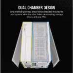 CORSAIR Ház 2500D AIRFLOW, Tápegység nélkül, Edzett Üveg, fehér - Image 3