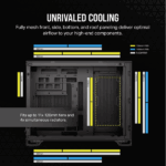 CORSAIR Ház 2500D AIRFLOW, Tápegység nélkül, Edzett Üveg, fekete - Image 5