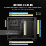 CORSAIR Ház Micro-ATX 2500D AIRFLOW, Tápegység nélkül, Edzett Üveg, fekete - Image 5