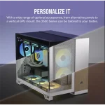 CORSAIR Ház Micro-ATX 2500D AIRFLOW, Tápegység nélkül, Edzett Üveg, fekete - Image 7