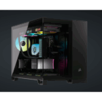 CORSAIR Ház 2500X, Tápegység nélkül, Edzett Üveg, fekete