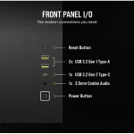 CORSAIR Ház Micro-ATX 2500X, Tápegység nélkül, Edzett Üveg, fekete - Image 6