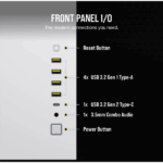CORSAIR Ház 6500D AIRFLOW Dual Chamber, Tápegység nélkül, Edzett Üveg, fehér - Image 10