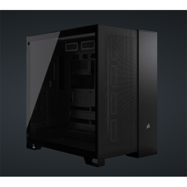 CORSAIR Ház 6500D AIRFLOW Dual Chamber, Tápegység nélkül, Edzett Üveg, fekete - Image 7