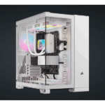 CORSAIR Ház 6500X Dual Chamber, Tápegység nélkül, Edzett Üveg, fehér