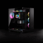 CORSAIR Ház iCUE LINK 6500X RGB, 3x iCUE LINK RX120 RGB Ventilátor, Tápegység nélkül, Edzett Üveg, fekete - Image 7