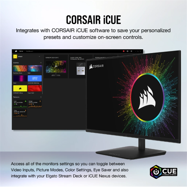 CORSAIR Monitor Gaming 32" XENEON 32UHD144-A, 144Hz, IPS UHD, 3840x2160, HDR600, 2xHDMI2.1/1xDisplayport1.4 - Image 7