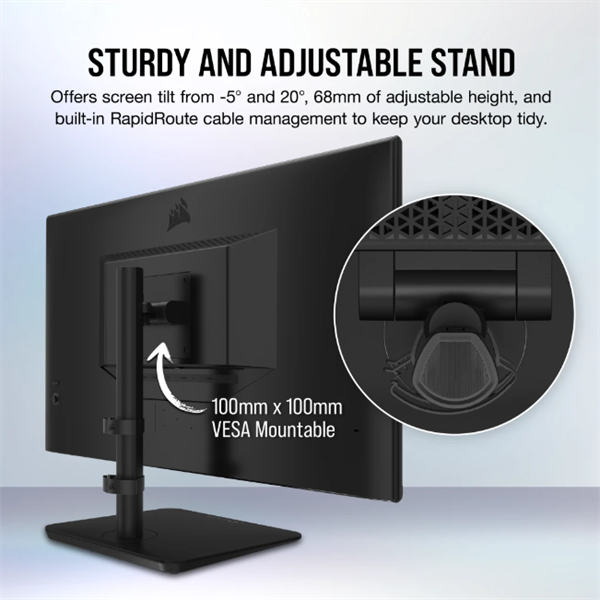 CORSAIR Monitor Gaming 32" XENEON 32UHD144-A, 144Hz, IPS UHD, 3840x2160, HDR600, 2xHDMI2.1/1xDisplayport1.4 - Image 8