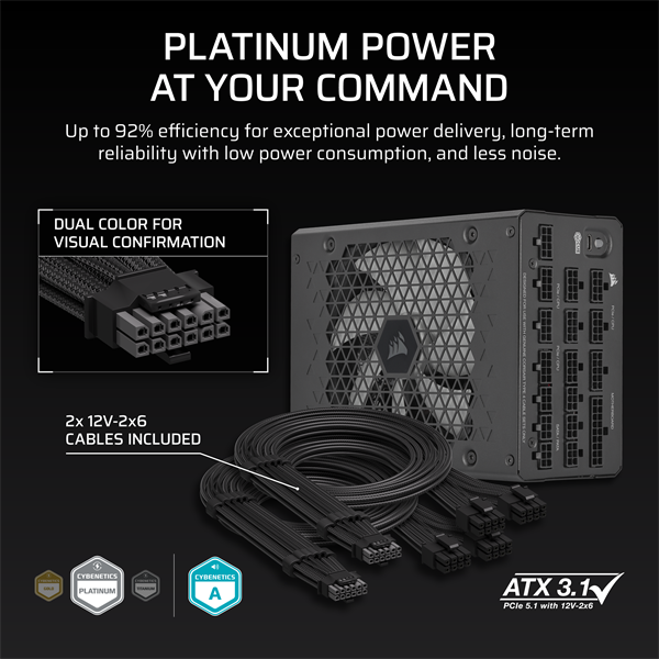 Corsair 1200W 80+ Platinum HX1200i - Image 9