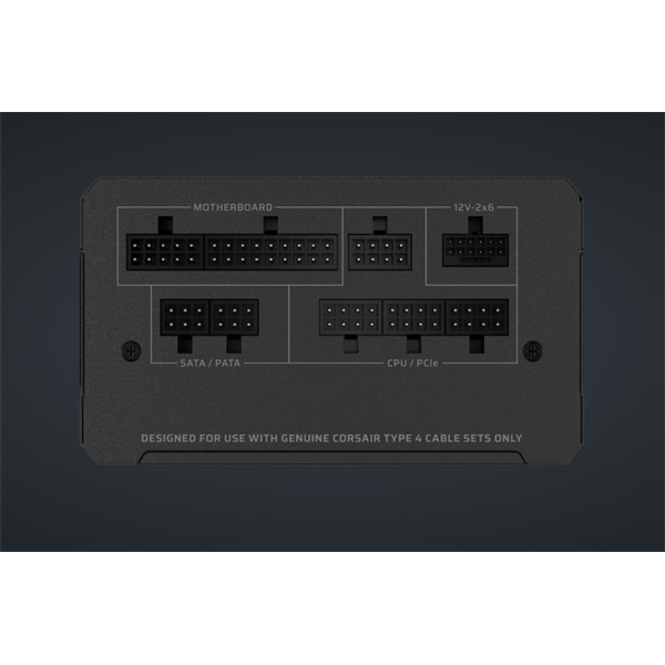 CORSAIR Tápegység Moduláris, RM1000e, 1000W, 12cm, ATX 3.1, PCIe 5.1, BOX, Cybenetics Gold - Image 10