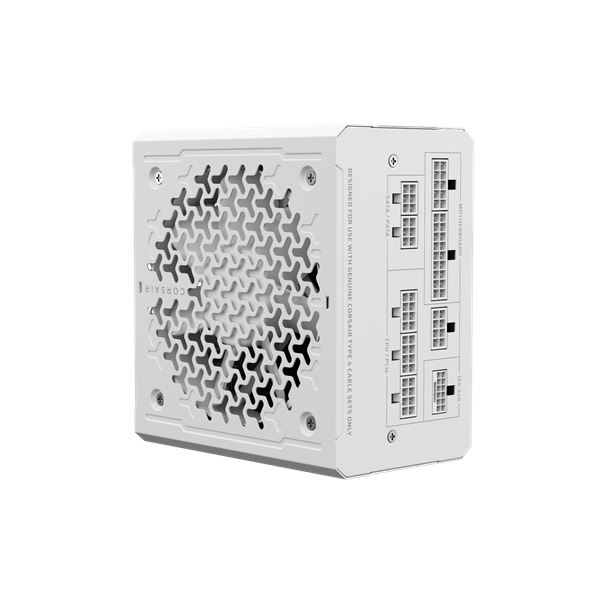 CORSAIR Tápegység Moduláris, RM1000e, 1000W, 12cm, ATX 3.1, PCIe 5.1, BOX, Cybenetics Gold, fehér - Image 1