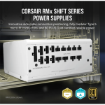 CORSAIR Tápegység Moduláris, RM1000x Shift White, 1000W, 14cm, 80+ Gold - Image 2