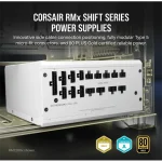 CORSAIR Tápegység Moduláris, RM1000x Shift White, 1000W, 14cm, 80+ Gold - Image 2