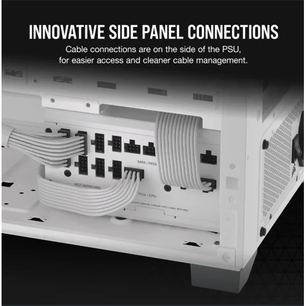 CORSAIR Tápegység Moduláris, RM1000x Shift White, 1000W, 14cm, 80+ Gold - Image 3