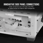 CORSAIR Tápegység Moduláris, RM850x Shift White, 850W, 14cm, 80+ Gold - Image 6