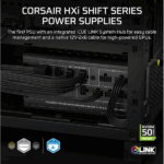 Corsair iCUE LINK HXi SHIFT Series, iCUE LINK HX1000i SHIFT, 1000 Watt, Cybeneti - Image 2