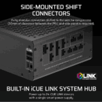 Corsair iCUE LINK HXi SHIFT Series, iCUE LINK HX1000i SHIFT, 1000 Watt, Cybeneti - Image 4